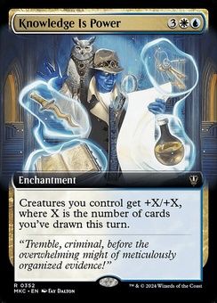 Knowledge Is Power (extended art)