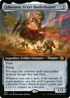 Liberator, Urza's Battlethopter (extended art)