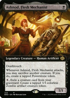 Ashnod, Flesh Mechanist (extended art)