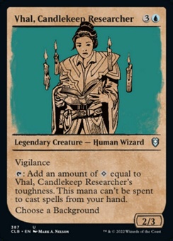 Vhal, Candlekeep Researcher (showcase)
