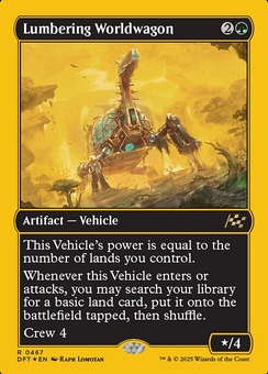Lumbering Worldwagon (boxtopper foil)