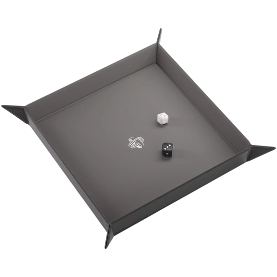 Magnetic Dice Tray Square Black/Gray