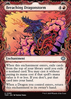 Breaching Dragonstorm (showcase foil)
