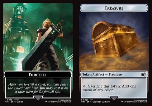 Foretell // Treasure (token)
