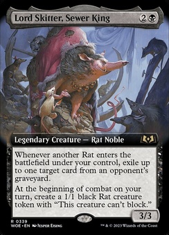 Lord Skitter, Sewer King (extended art)