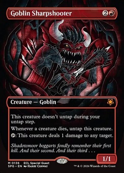Goblin Sharpshooter (borderless foil)