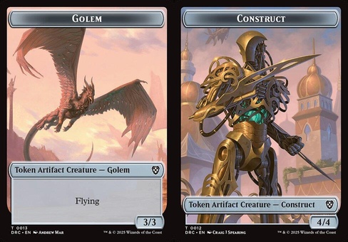 Golem #13 // Construct (token foil)