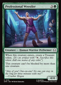 Professional Wrestler (foil)