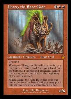 Ilharg, the Raze-Boar (retro foil)