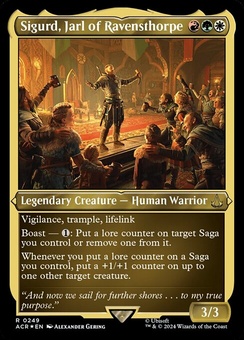 Sigurd, Jarl of Ravensthorpe (etched foil)