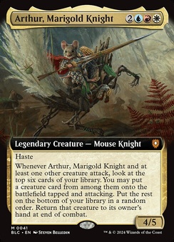 Arthur, Marigold Knight (extended art foil)