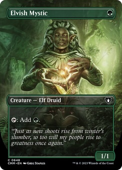 Elvish Mystic (borderless foil)