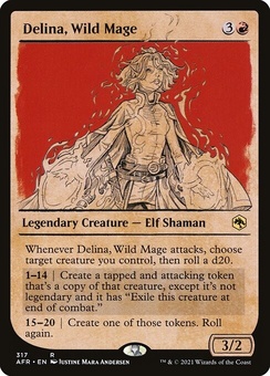 Delina, Wild Mage (showcase foil)