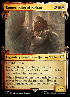 Éomer, King of Rohan (scroll silver foil)