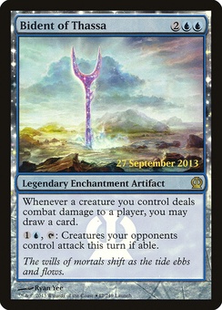 Bident of Thassa (Launch Weekend promo, EX+)