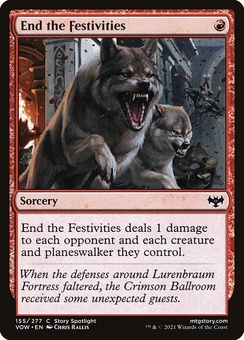 End the Festivities (foil)