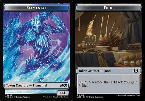 Elemental // Food #10 (token foil)