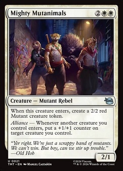 Mighty Mutanimals (foil)
