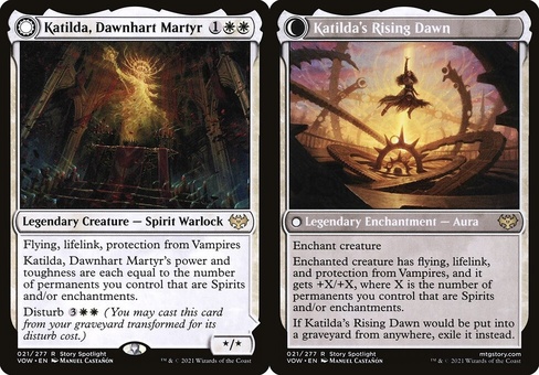 Katilda, Dawnhart Martyr // Katilda's Rising Dawn
