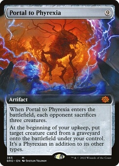 Portal to Phyrexia (extended art)