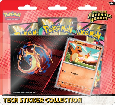 Pokémon - Ascended Heroes - Tech Sticker Collection (Charmander)