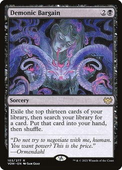 Demonic Bargain (foil)