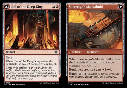 Idol of the Deep King // Sovereign's Macuahuitl