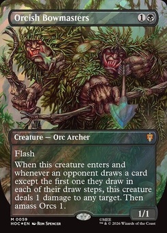 Orcish Bowmasters (borderless surge foil)