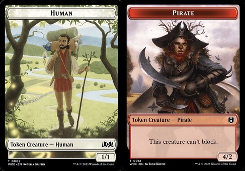 Human // Pirate (token)