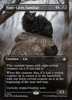 Nine-Lives Familiar (borderless foil)