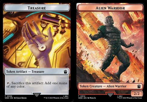 Treasure #030 // Alien Warrior (token)