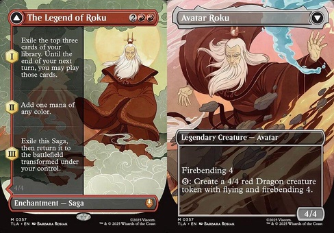 The Legend of Roku // Avatar Roku (borderless foil)
