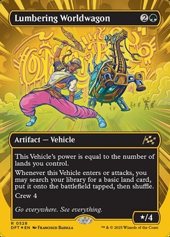 Lumbering Worldwagon (borderless boxtopper)