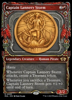 Captain Lannery Storm (showcase foil)