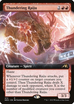 Thundering Raiju (extended art)