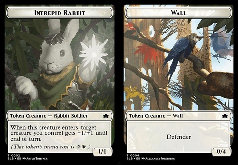 Intrepid Rabbit // Wall (token foil)