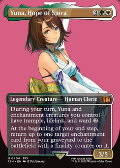 Yuna, Hope of Spira (borderless foil)