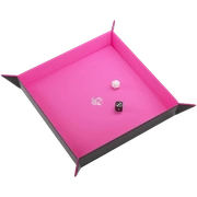 Magnetic Dice Tray Square Black/Pink