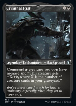 Criminal Past (etched foil)