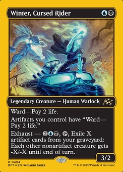 Winter, Cursed Rider (boxtopper)