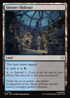 Sinister Hideout (foil)