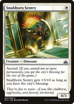 Snubhorn Sentry (mystery booster)