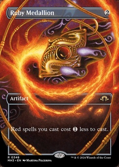 Ruby Medallion (borderless foil)