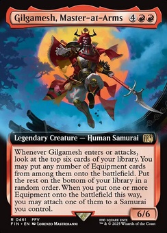 Gilgamesh, Master-at-Arms (extended art)