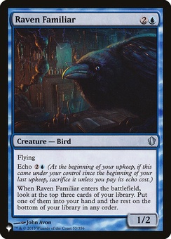 Raven Familiar (C13 mystery booster)