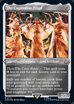 The Capitoline Triad (etched foil)