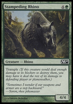 Stampeding Rhino