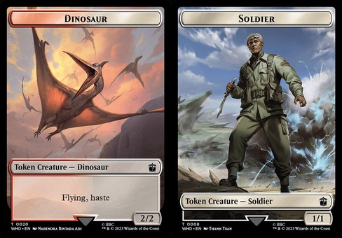 Dinosaur // Soldier (token)