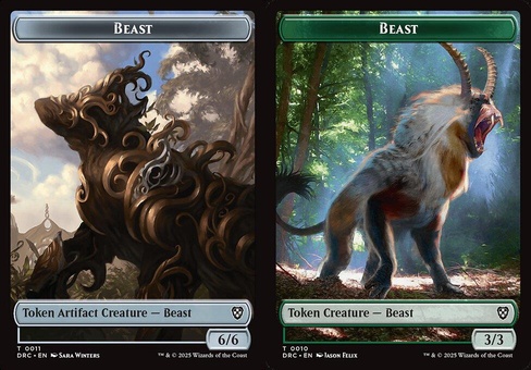 Beast #11 // Beast #10 (token foil)
