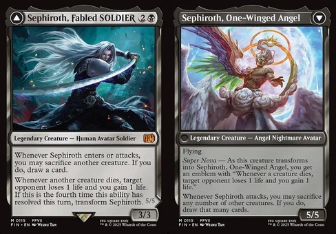 Sephiroth, Fabled SOLDIER // Sephiroth, One-Winged Angel